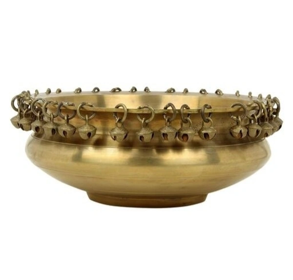 JAINART VILLA  Trendy Brass Flower Pot for Home/ Office/ Entrance/ Festival /Wedding /Gifting 