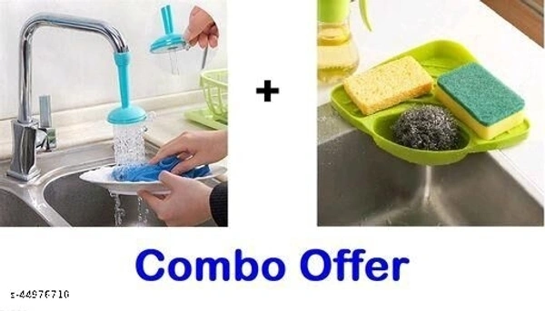  COMBO PACK KITCHEN SINK TAP AND KITCHEN  Sink Corner Soap holder 