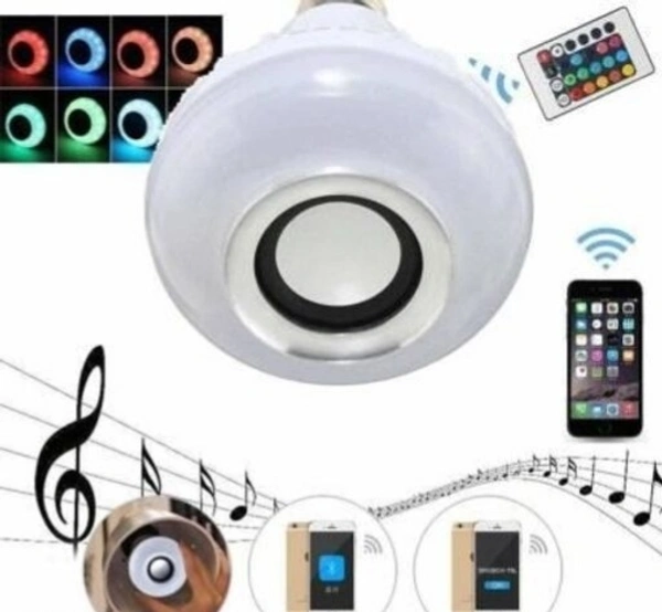  Remote Control LED Light Bulb  Colour Changing  Bluetooth Bulb Speaker/Bluetooth Home theatre Music  For Parties/Home 