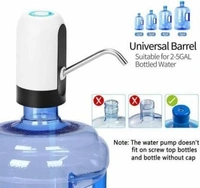NECBAND    Water  Bottle Canne  Pump Water Dispenser USB Charging Automatic Electric Pump Dispenser with Rechargeable Battery for 20 litre  Bottled Universal Fit  For 5-6 Bottles