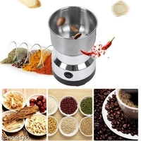 FRUITION RETAIL PVTLTD Stainless Steel Coffee Bean Nuts Spice Grains Grinder Coffee  Grinder 150 W with Sharp  knife Blade 150g Capacity  Grinder Mixer 