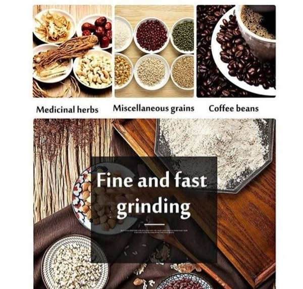 FRUITION RETAIL PVTLTD Stainless Steel Coffee Bean Nuts Spice Grains Grinder Coffee  Grinder 150 W with Sharp  knife Blade 150g Capacity  Grinder Mixer 