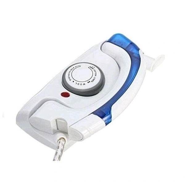 RUSHAAN TRADERS New White Folding Portable Iron Compact Touchup and Perfect Portable Foldable  Travel Iron 750W Consumption COLLAR For Indian Plug