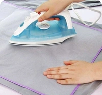 KAAMVIN ASSORTED Ironing Pad Mat Laundry Cloth Pad Heat Scroth Resistant Iron Board Mat  Resistant Reusable & Washable  for Home  Travel Top 40×60 Cm(Random Colour Pack of 2)