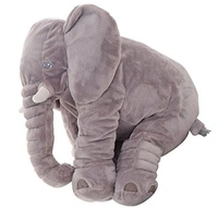 KANAKSOFT  Elephant   Huggable Soft toys Cushion /Pillow loveable like Soft toys for Baby Animal Risk free Perfect For small Baby, Gift New born Baby - BROWN
