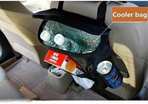 Double Pouch Car seat Organizer  with laptop and tablet  necessary Accessories  to OrganizeDouble bags Car seat Organizer  with laptop and tablet  necessary Accessories  to Organize
