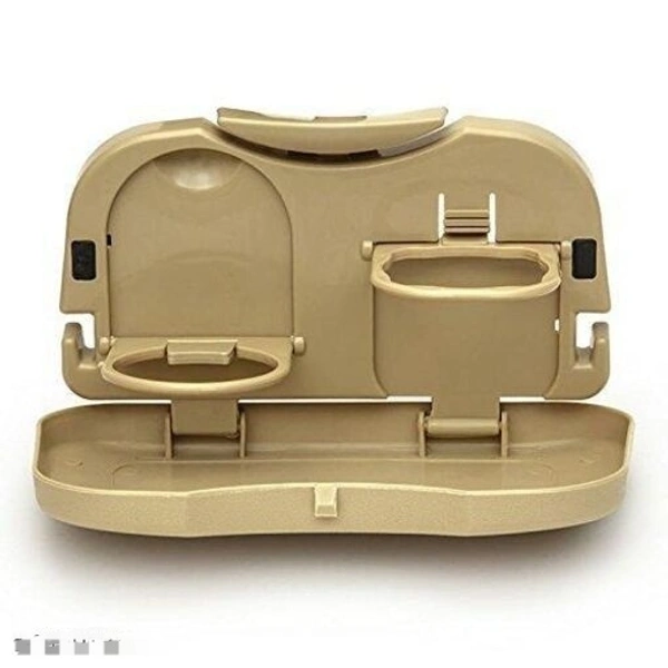 2 Layer Portable  Automative Car Back Seat  Hanging  Dinning Tray Stand For Storage Organizer