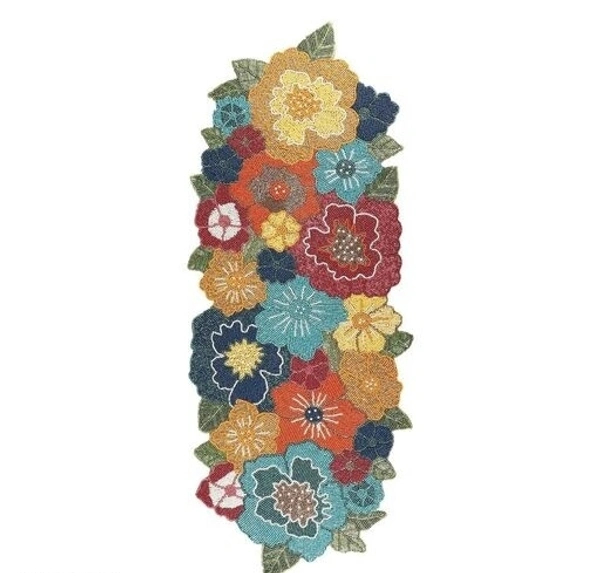 Craftmanship Beautiful  Beaded  Table Runner For Center  Table 13×36 Inch long Occasional Decoration placemats