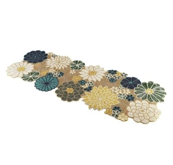 Craftmanship Beautiful  Beaded  Table Runner For Center  Table 13×36 Inch long Occasional Decoration placemats