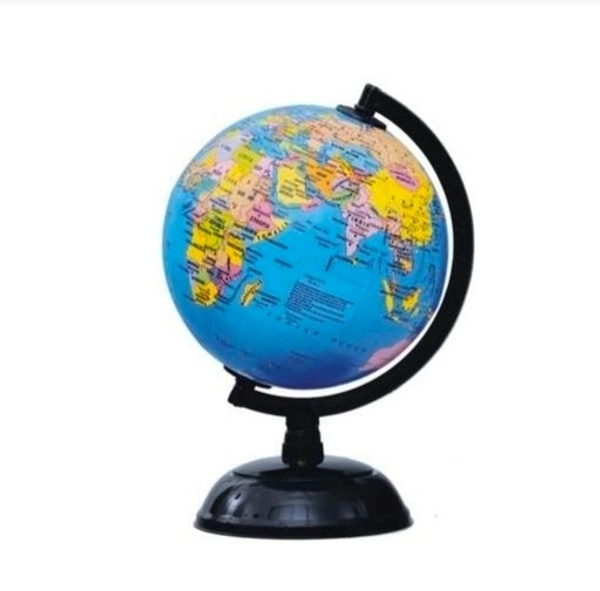 Globus 606 Globe, World Globe,360 Degree Globe World Map Éducationale Globe Study Glode For School /Office/Living Room 5in × 5inch ×7inch - Black