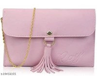  PU Meterial Embellished  Fancy Women Handbag  Sets - PU, 2, Hand bag sets, Pink 