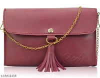  PU Meterial Embellished  Fancy Women Handbag  Sets - PU, 2, Hand bags sets, Red