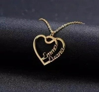 Élite Man Brass & Copper Gold Plated Personalized Customized Pendant Chain Necklace For Women and Girls  - Feather