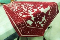 Groki  Green   Cotton Designer   Table runner For Home /Hotel/Party/ Wedding All purpose - Marroon