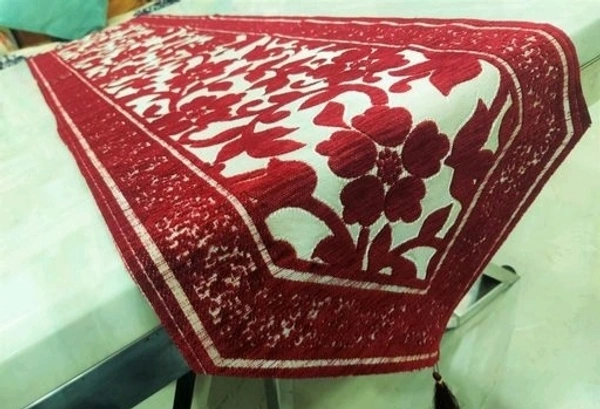 Groki  Green   Cotton Designer   Table runner For Home /Hotel/Party/ Wedding All purpose - Marroon
