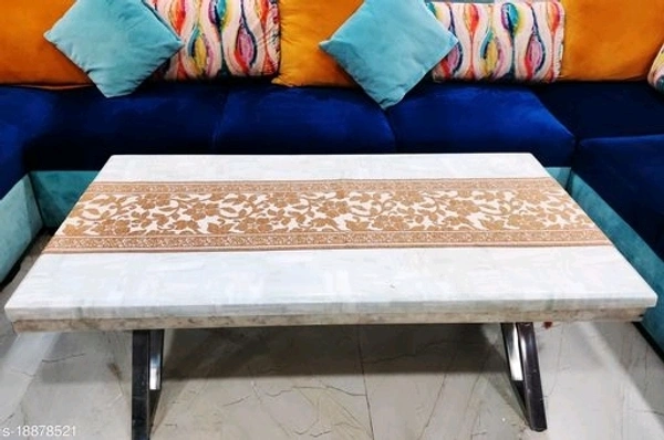 Groki  Green   Cotton Designer   Table runner For Home /Hotel/Party/ Wedding All purpose - Beige