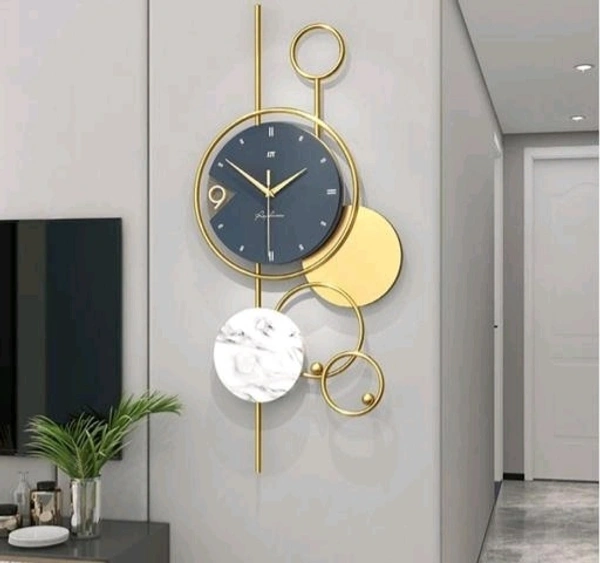 European style  Metal 3D  Wall Clock  Dial with Arabic number idéal for All Purpose Home/Office