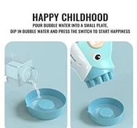 Battery Operated Dolphin  Bubble Machine Gun  - Blue