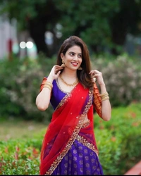 Bollywood Collection 2024 Tradational Kanjivram Banarsi Silk Zari Lahenga Cholic with Blouse and Duppatta 
