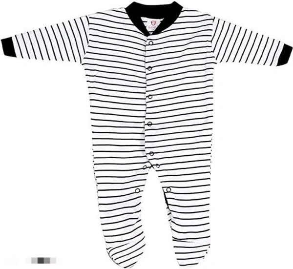New Born Baby Multi-Color Long Sleeve Body Suit,Romper,  - 0-3 Months, Black, Cotton Blend, Multipack:3
