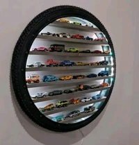 SHOP ART Coolwheel 26 LightUp Car Display For HOT WHEELS & MATCHBOX  Collection | Wall Hanging  Decor - 12 Slats