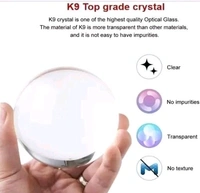 3D Crystal Ball Lamp Light  with Wooden Base Perfect For  Home Decor  Kid's Gift (Galaxy Light) - Whale