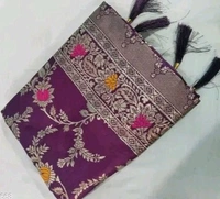 Latest Design Banarsi Silk Saree For Women With Unstiched Blouse