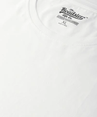 Roadster Men White Pure Cotton T-shirt - S