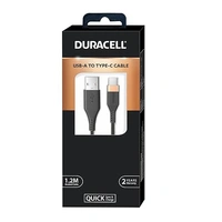 USB Type C, 3A Braided Sync & Fast Charging Cable, 3.9 Ft (1.2M),QC 2.0/3.0 Ultra Fast Charging,Compatible with Samsung,One Plus & all C type devices,Seamless Data Transmission,Series 3-Black - Black