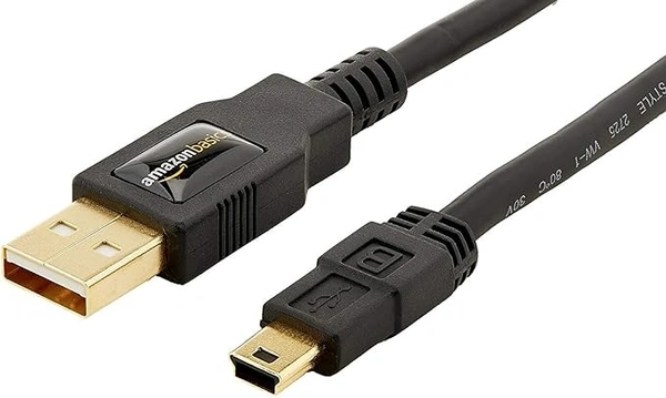Usb 2.0 Cable - A-Male To Mini-B - 6 Feet (1.8 Meters), Black - Black
