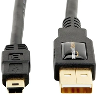 Usb 2.0 Cable - A-Male To Mini-B - 6 Feet (1.8 Meters), Black - Black