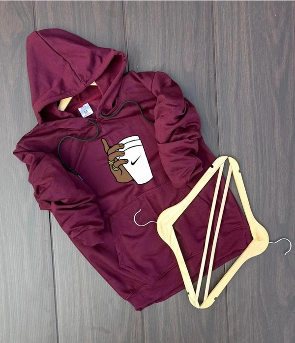 Brand - nike (cup edition)  VERY Premium Quality nike Hoodies - L 40, Magenta / Fuchsia