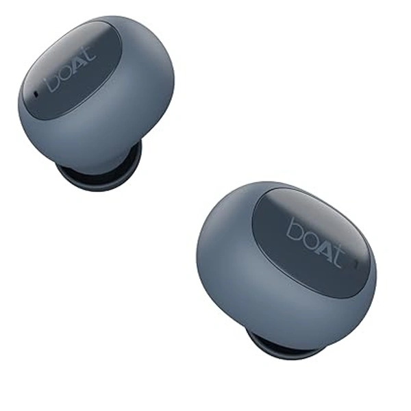 Airdopes 121v2 in-Ear True Wireless Earbuds with Upto 14 Hours Playback, with Mic, 8MM Drivers, Battery Indicators, Lightweight Earbuds & Multifunction Controls(Midnight Blue)