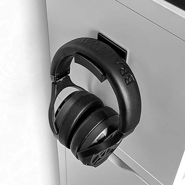 Cradle Large - 2PK - Headphone Stand Holder, Universal Hanger for Sennheiser, Sony, Bose, Beats, AKG, Audio-Technica, Gaming Controller, Cables, Gamepad & Other Gaming Accessories Hook - Black