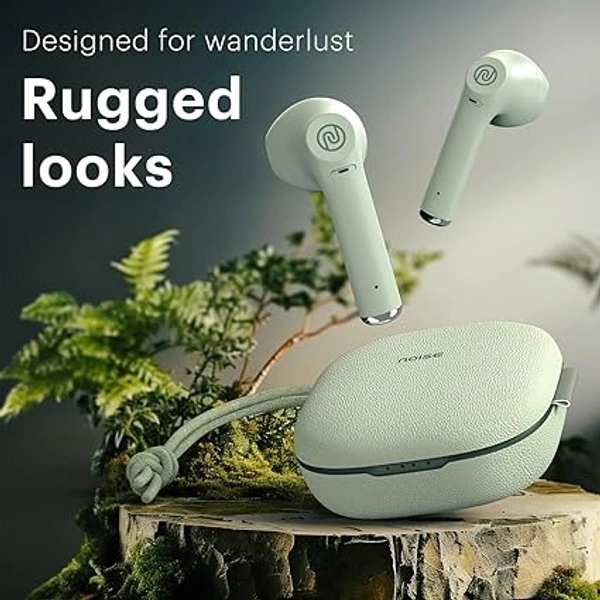 Newly Launched Buds Explore Truly Wireless in Ear Earbuds with 50H of Playtime, Quad Mic with Enc, Instacharge(10 Min=120 Min), 12Mm Driver, Low Latency(Up to 50Ms), Bt V5.3 (Fern Green) - Olive