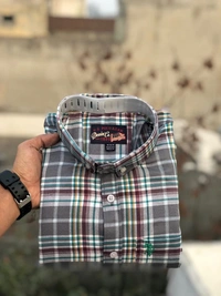 US POLO  SHIRTS  BRAND:-US POLO  SHIRTS with 👉 Cotton fabric 👉 CheckS pattern 👉 Single pocket 👉 Embroidery brand logo at pocket 👉 Regular sizes 👉 Poly packing - XL