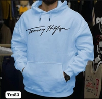  Tommy   PREMIUM QUALITY HOODIES - L, Cyan Aqua