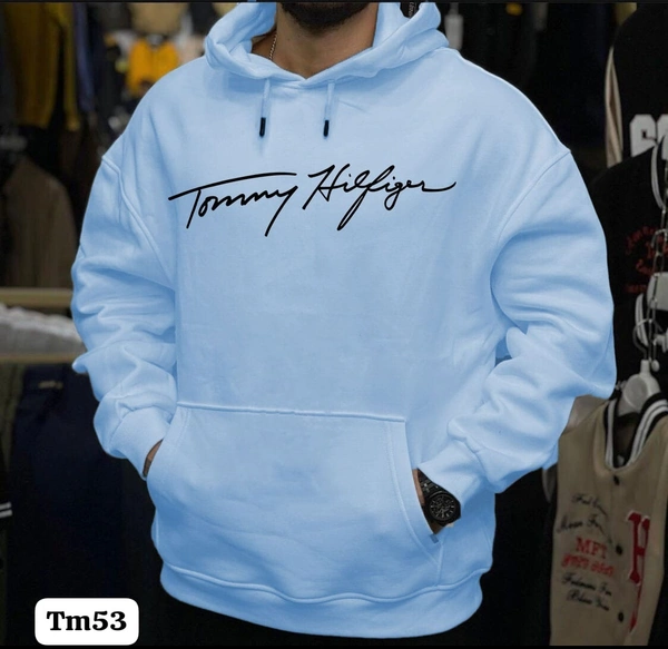  Tommy   PREMIUM QUALITY HOODIES - L, Cyan Aqua