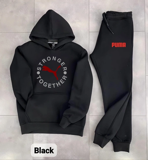  PUMA  PUMA Winter Fleece Tracksuit - XL, Black