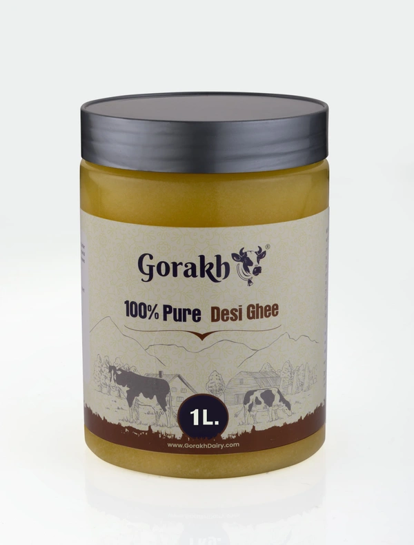 Gorakh Dairy Gorakh 100 % Pure Desi Ghee - 1 Litre