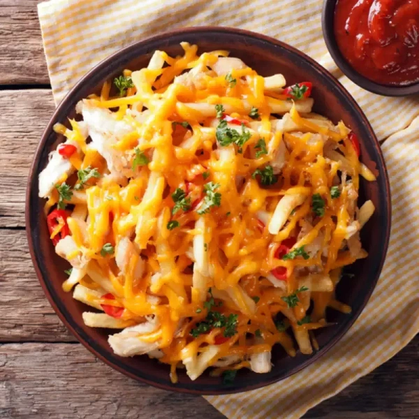 Cheese french fries