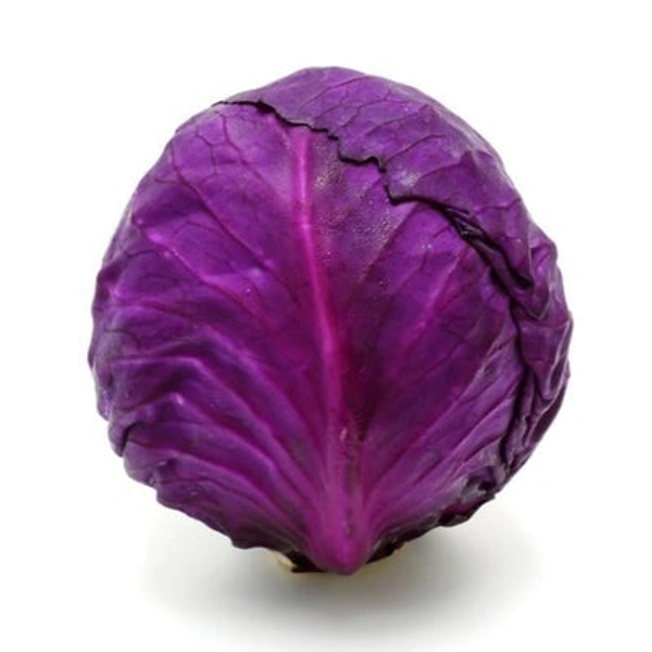 Cabbage Purple (लाल पत्ता गोभी) - 500 GM