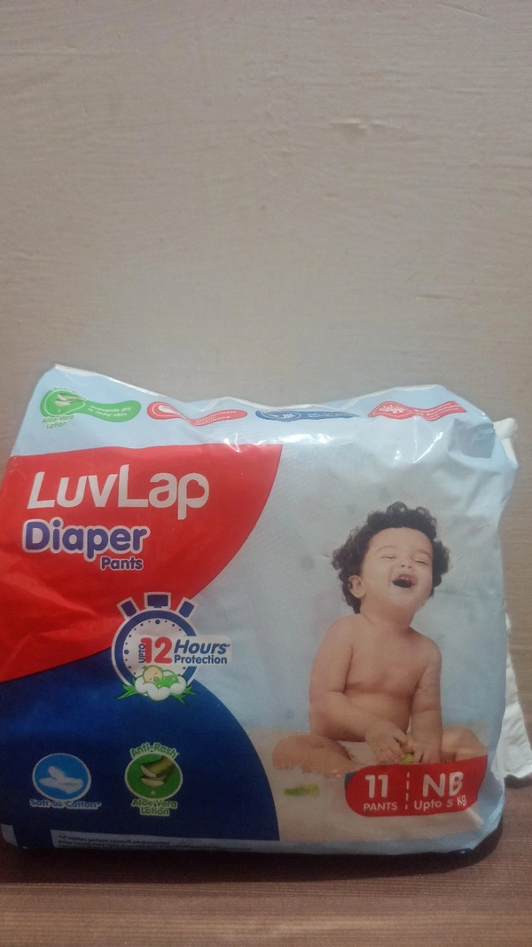 LuvLap Diaper Pants - NB Upto 5kg, 11Pants