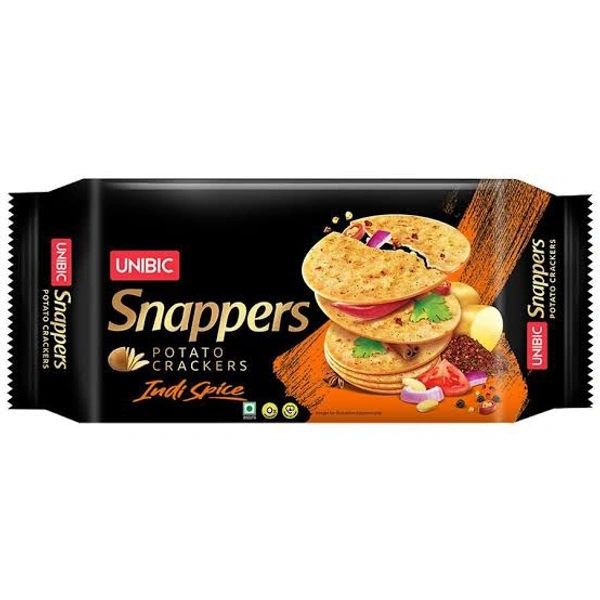 Unibic Snappers - 75g, Indi Spice