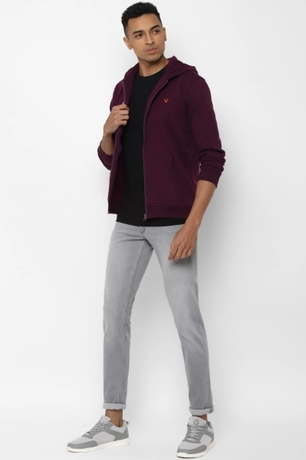 Allen Solly Full Sleeve Solid Men Sweatshirt - XL