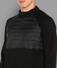 METRONAUT Full Sleeve Solid Men Sweatshirt - L
