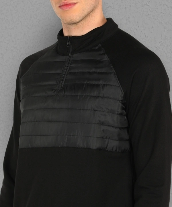 METRONAUT Full Sleeve Solid Men Sweatshirt - L