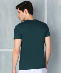 M7 By Metronaut Graphic Print Men Round Neck Dark Green T-Shirt - M