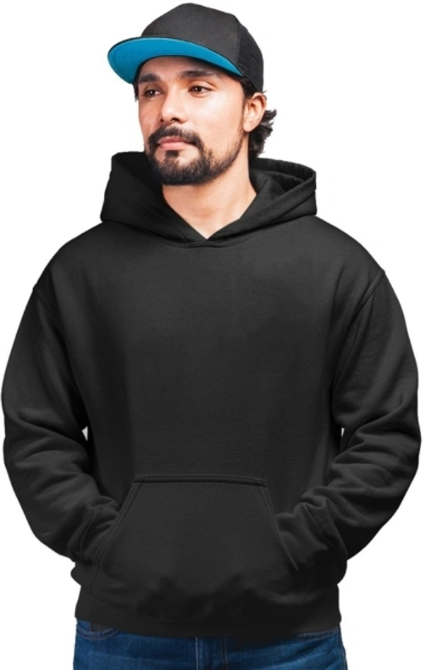 Frieza Full Sleeve Solid Men Sweatshirt - S, Black