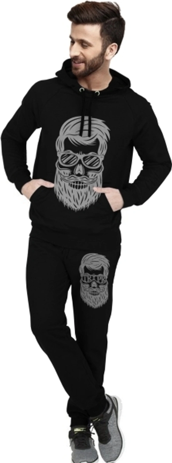 TRIPR Printed Men Track Suit - L